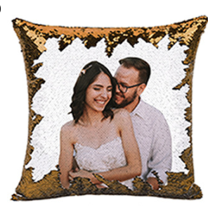 Magic Sequined Custom Gift Pillow Magic Sequined Custom Gift Pillow